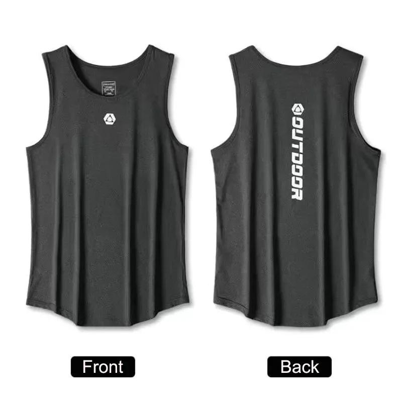 Costume de sport pour hommes - Ensemble deux pièces avec gilet fin et short à séchage rapide