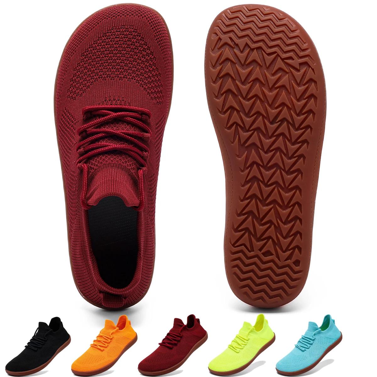 Chaussures pieds nus minimalistes unisexes, légères et respirantes, semelles zéro, chaussures de cou