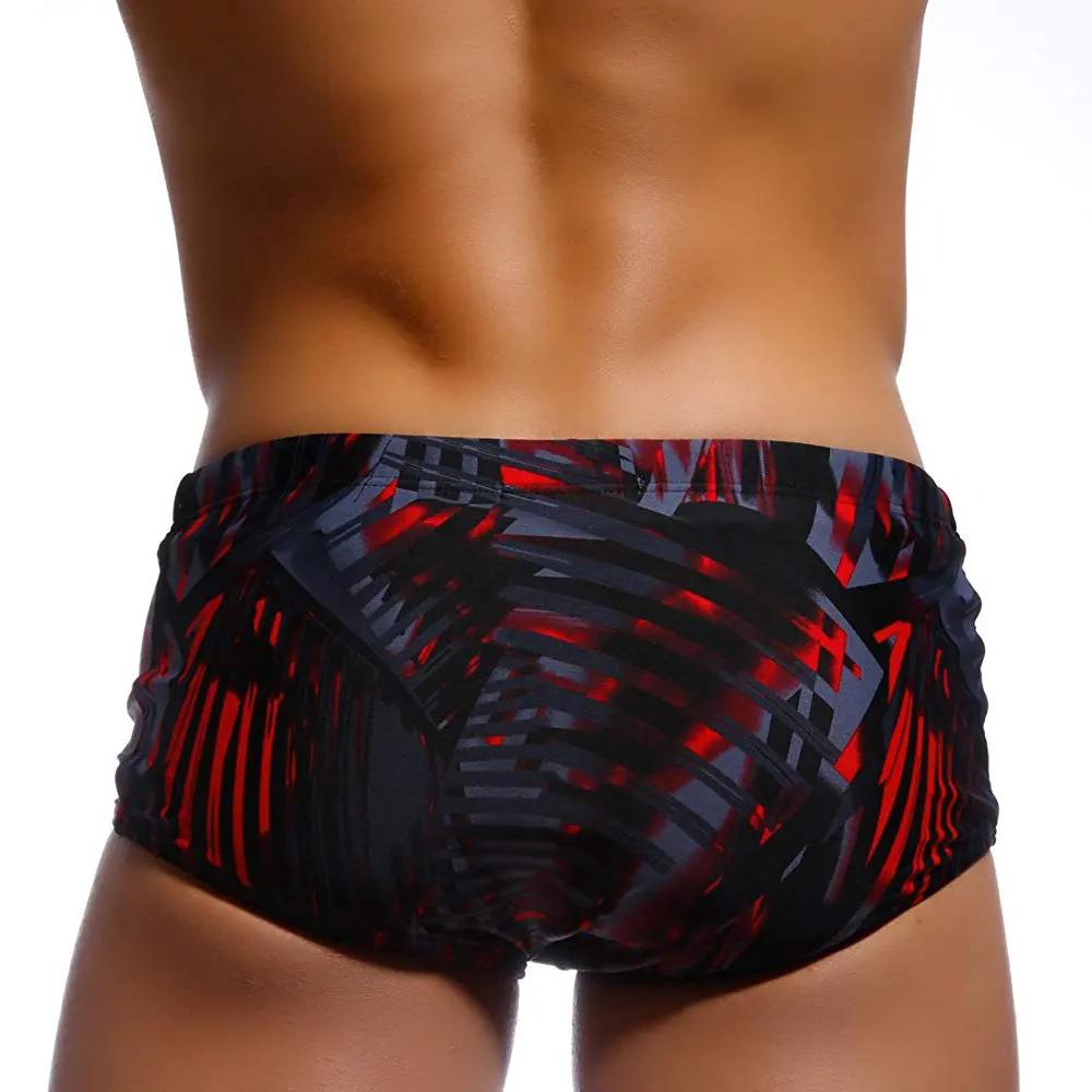 Maillot de bain homme push-up multicolore UXH - Boxer respirant sexy pour plage et natation