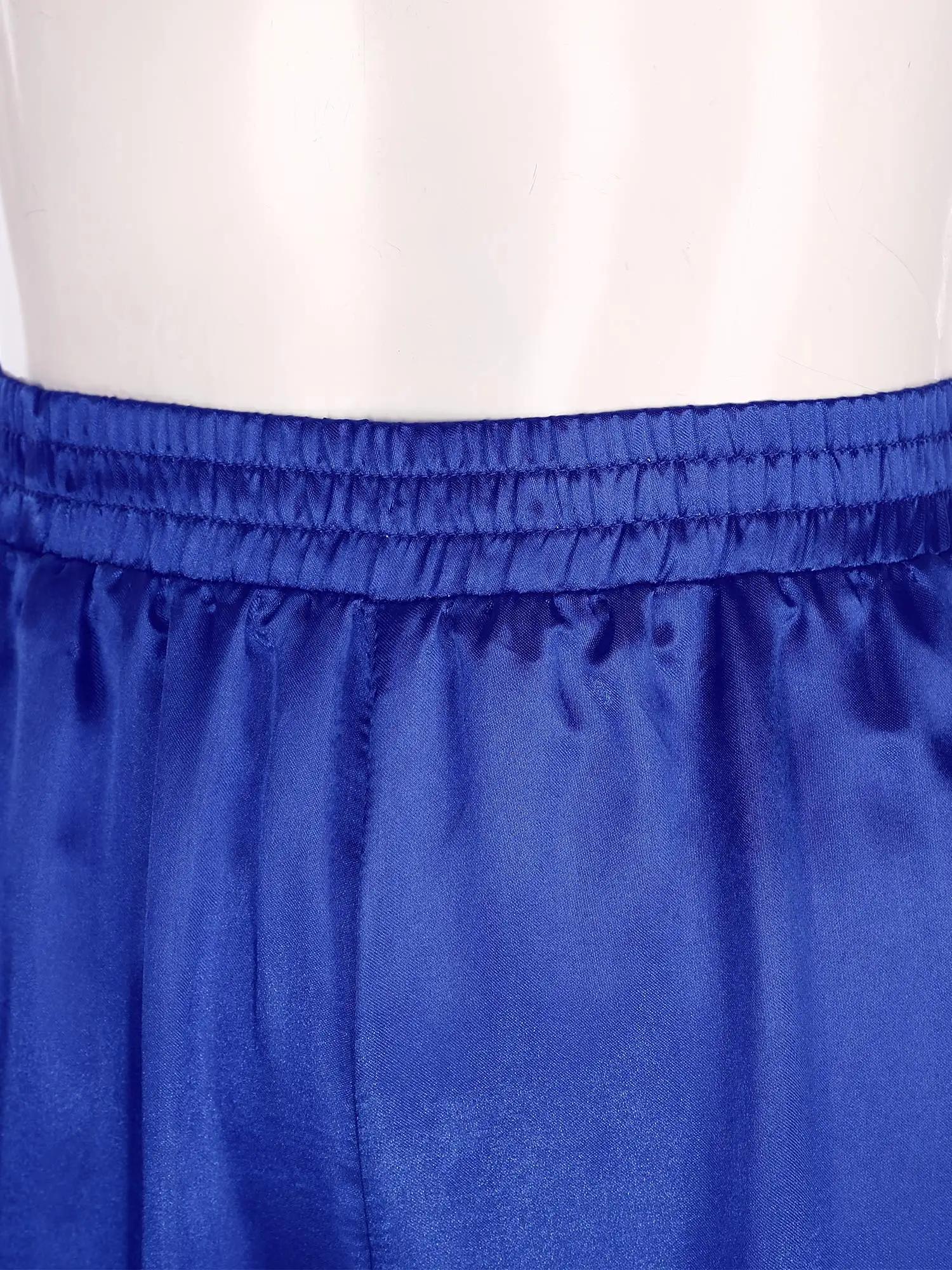 Pantalon ample en satin pour femmes, idéal pour la danse du ventre, la danse indienne, les fêtes à t