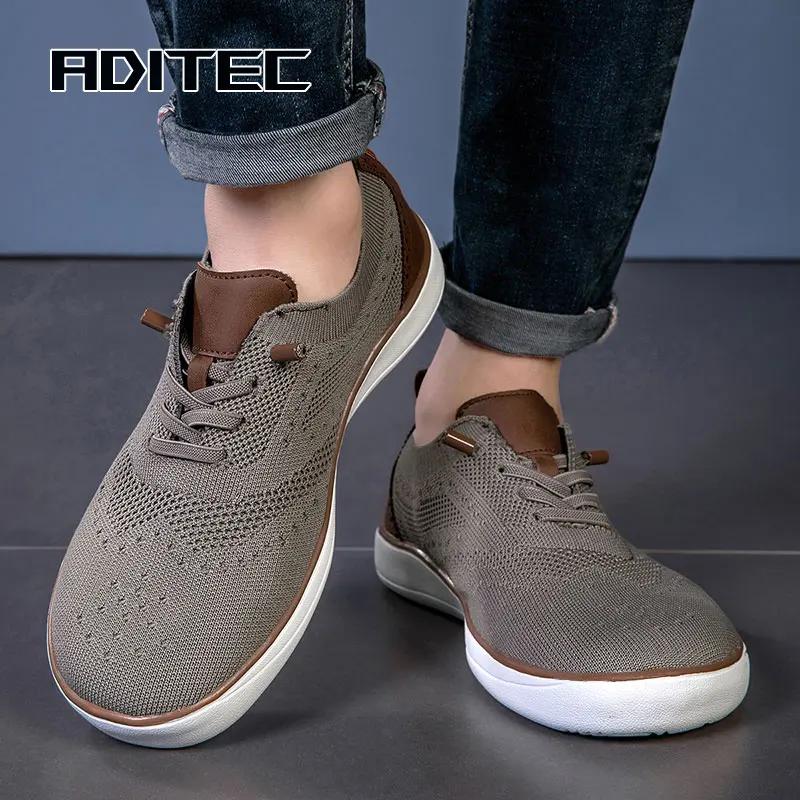 Chaussures de Marche Larges et Légères pour Homme, Souliers Décontractés de Grande Taille, Adaptés a