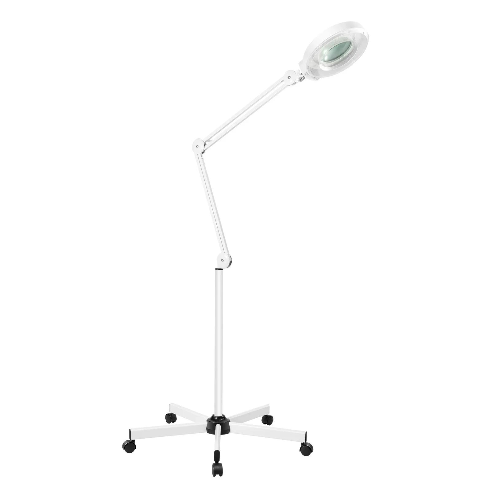 NOUVELLE Lampe Loupe 8x avec Lumière LED et Support, Lampe Loupe Circulaire Triple 24 W sur Pied ave