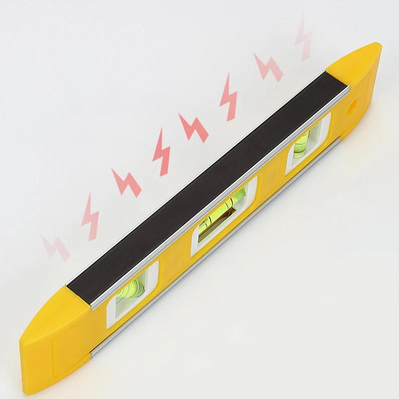 2pcs Jauge de Niveau En Alliage D'aluminium Forte Magnétique Mini Trois Type Jauge de Niveau Horizon