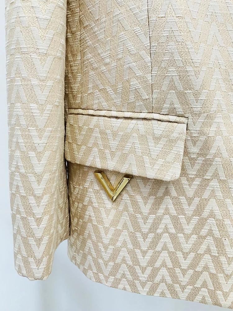 HIGH STREET Nouvelle Collection 2026 Ensemble de Costume de Créateur pour Femme, Blazer et Pantalon