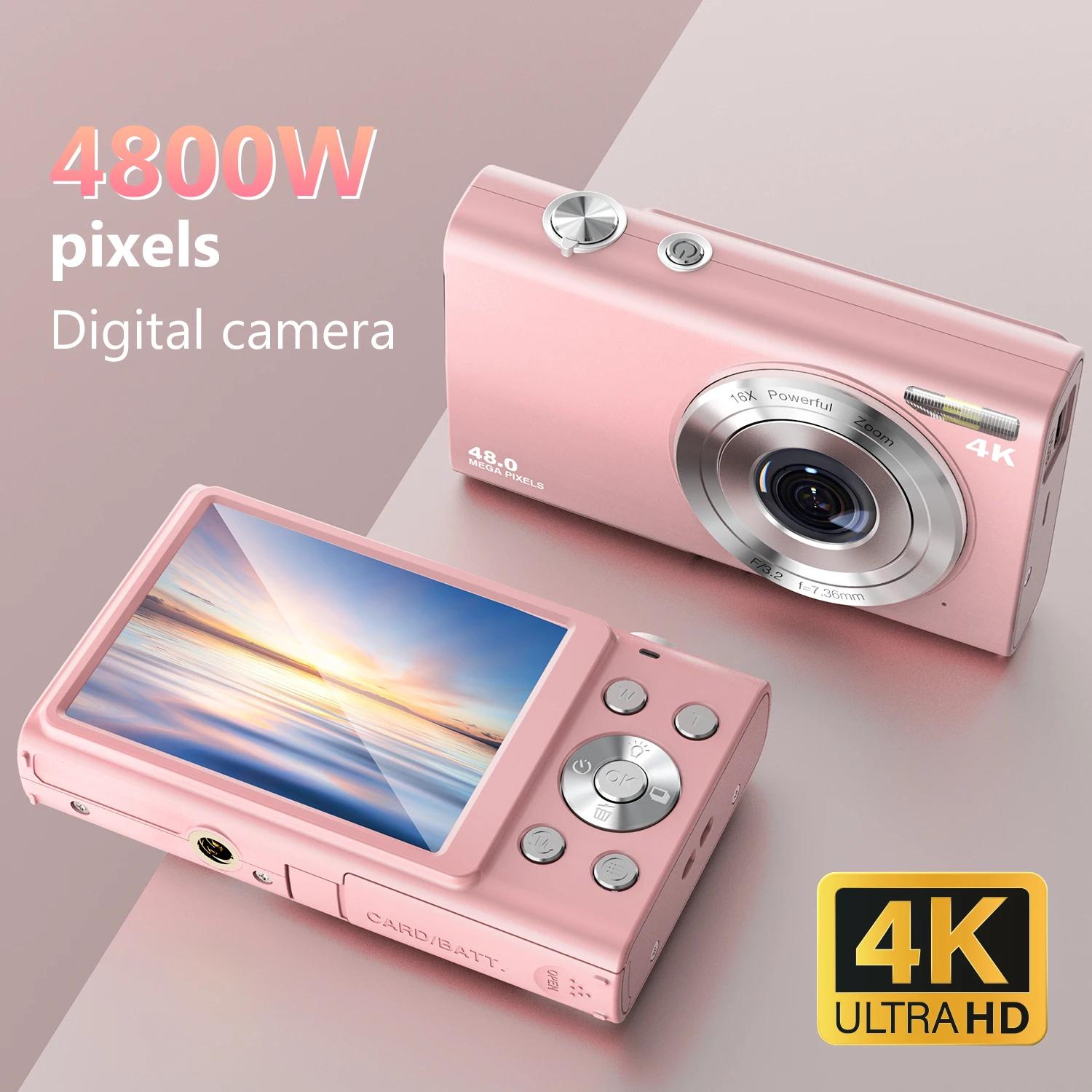 Appareil photo numérique 4K, Autofocus, Vlogging, HD 48mp, avec grand écran 2.8 pouces, caméscope po