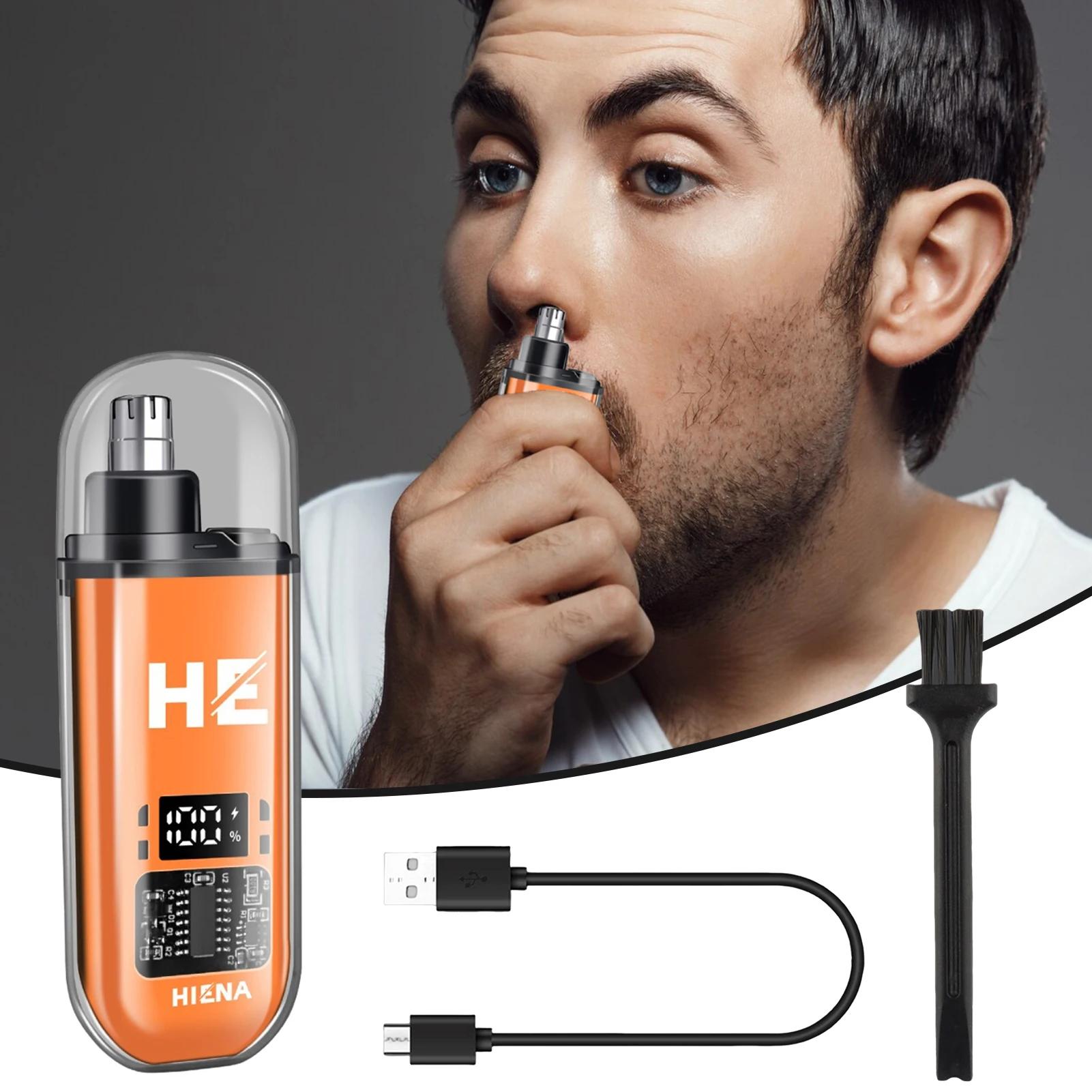 Tondeuses de nez tondeuse à poils du visage affichage numérique tondeuse de nez Rechargeable cadeau