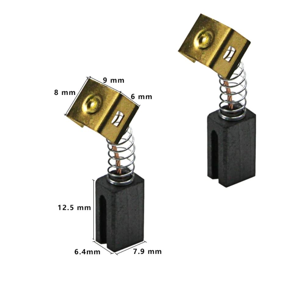 5 paires de balais de charbon 6,4 x 7,9 x 12,5 mm 596071 -00 pour meuleuse d'angle Black Decker, mot