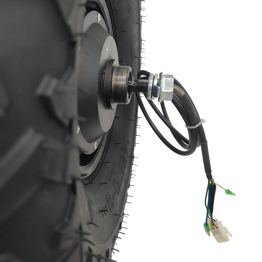 Kit de moteur de moyeu de brouette électrique, roue rugueuse, tout terrain, 24V, 36V, 48V, 350W, 500