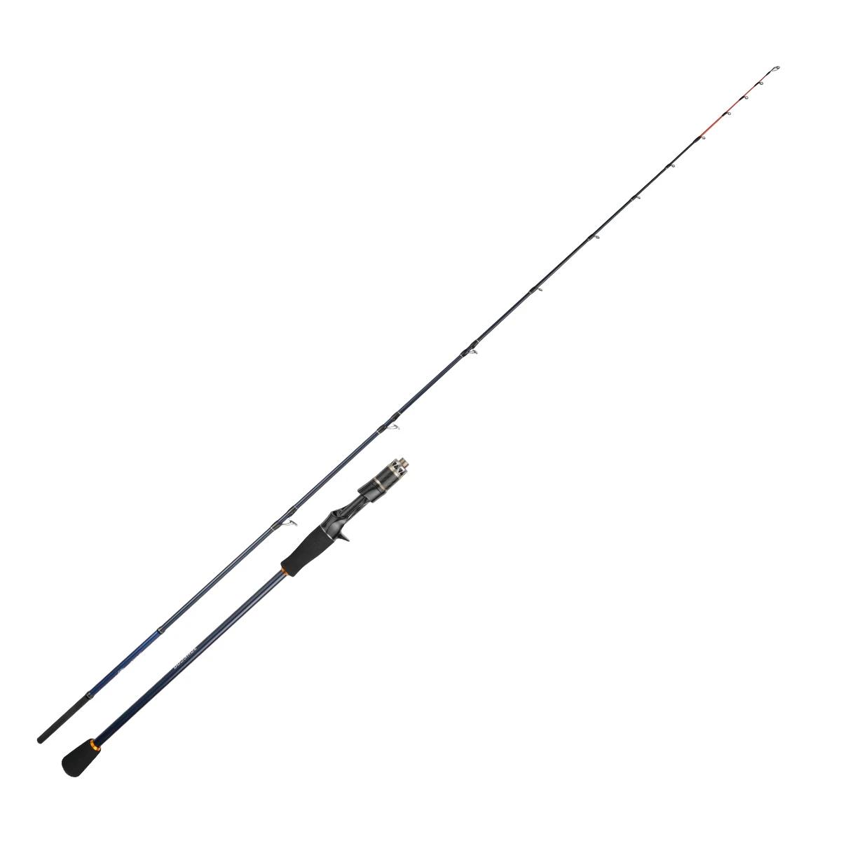 Canne à pêche poulpe de 1.75m, puissante pointe en titane, pour gabarits et action 9:1, en bateau, d