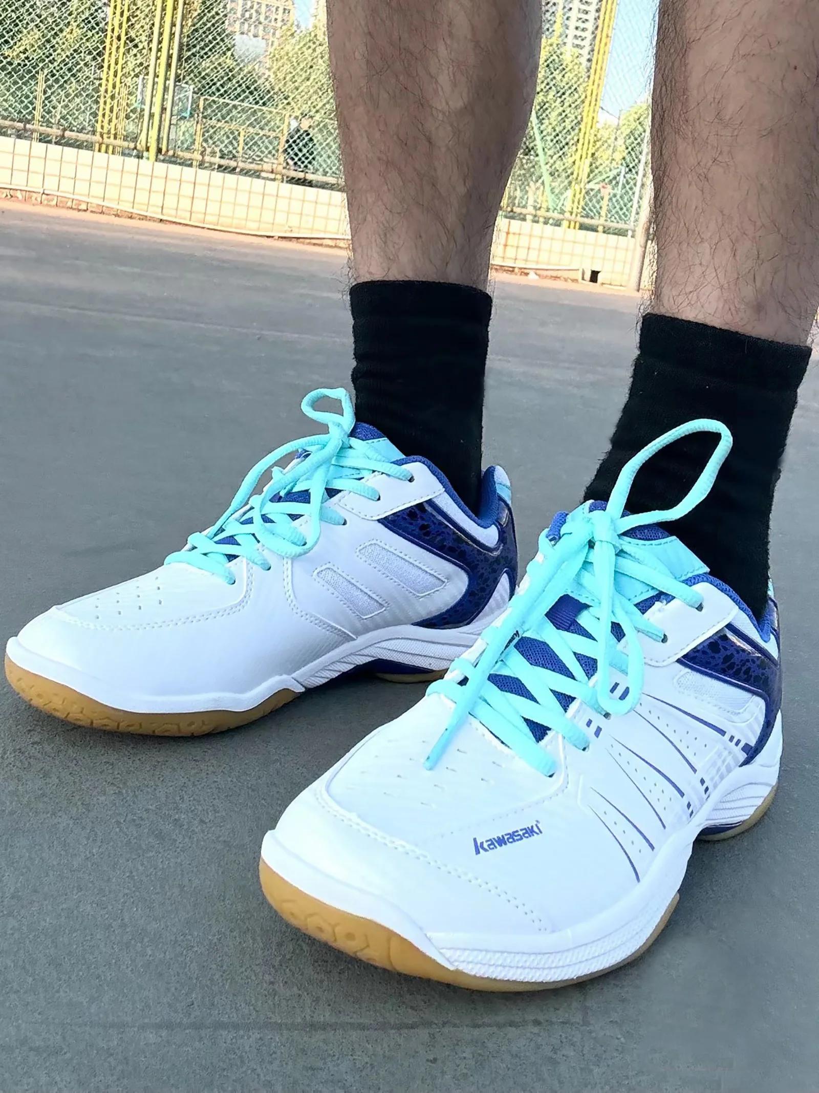 Kawasaki chaussures de Badminton professionnel chaussures de Sport antidérapantes respirantes pour h