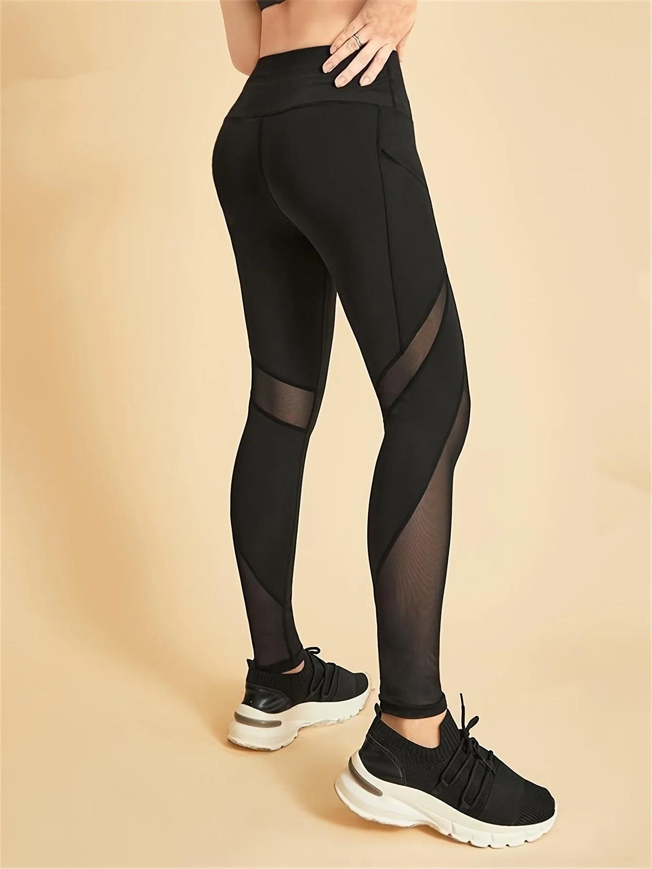 Leggings de levage de fesses taille haute pour femmes - Pantalons de sport à séchage rapide avec ceinture élastique