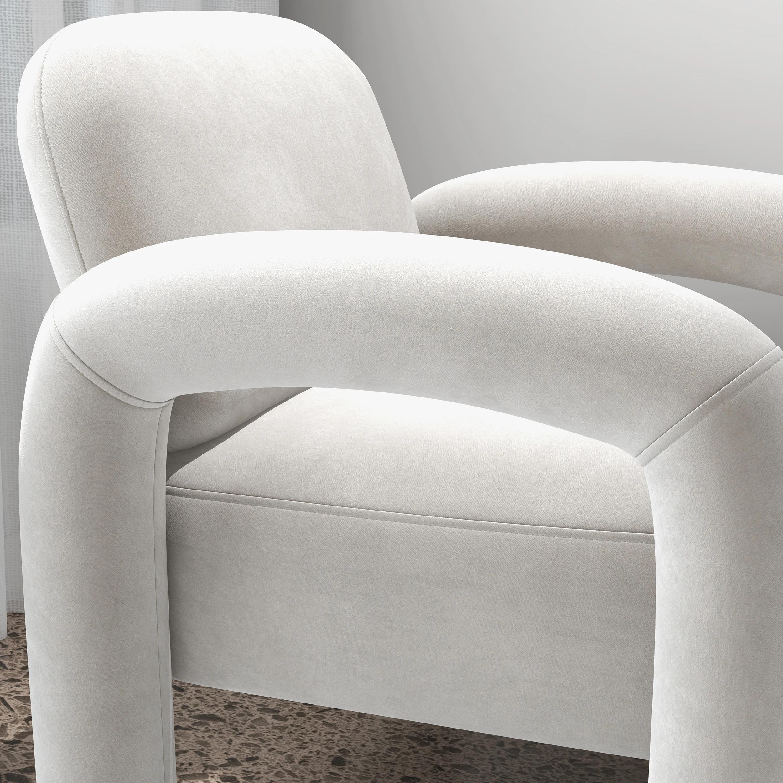 SEYNAR-Chaise d'Accent Moderne en Velours pour Salon, Milieu du Siècle
