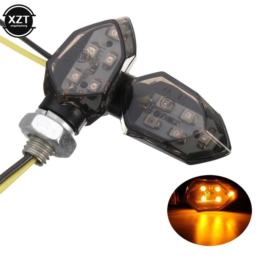 4 pièces moto clignotant indicateur LED universel Kawasaki moto Streetcar Scooter Signal lumineux