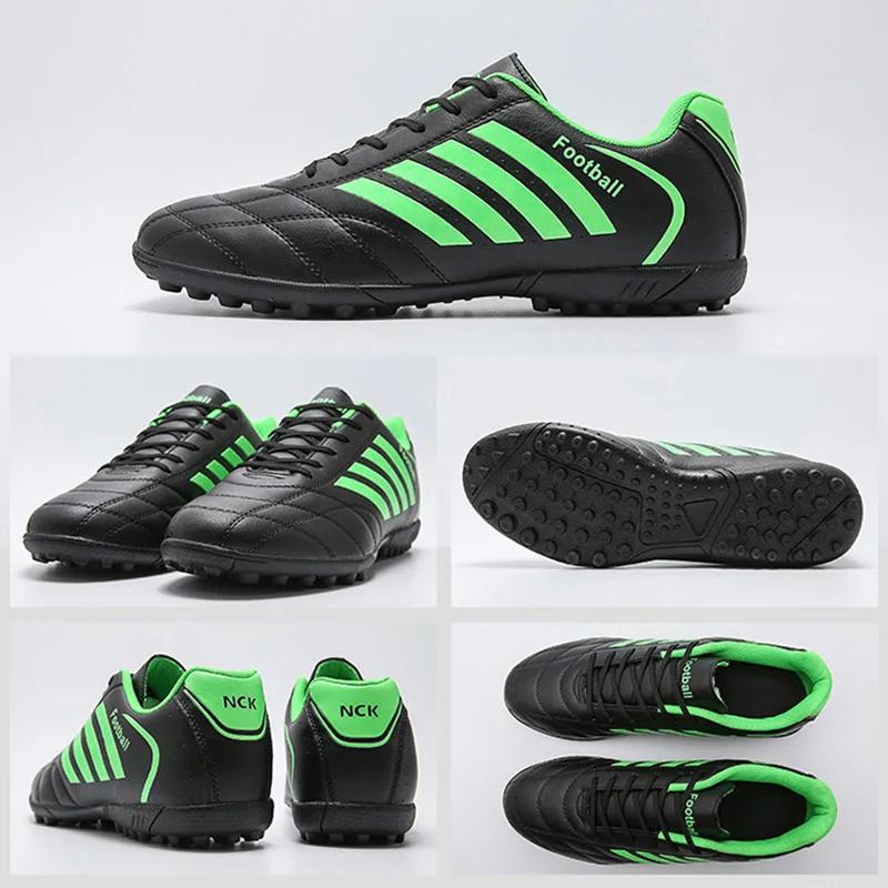 Taille 32-44 enfant chaussures de Football coupe basse adulte baskets de course en plein air sport u