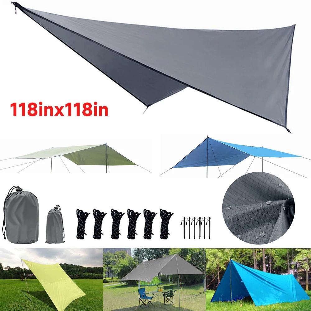 Tente de Camping Oxford Étanche et Pliante, Auvent Ultraléger, Grand Espace, Abri Soleil, Famille Gl