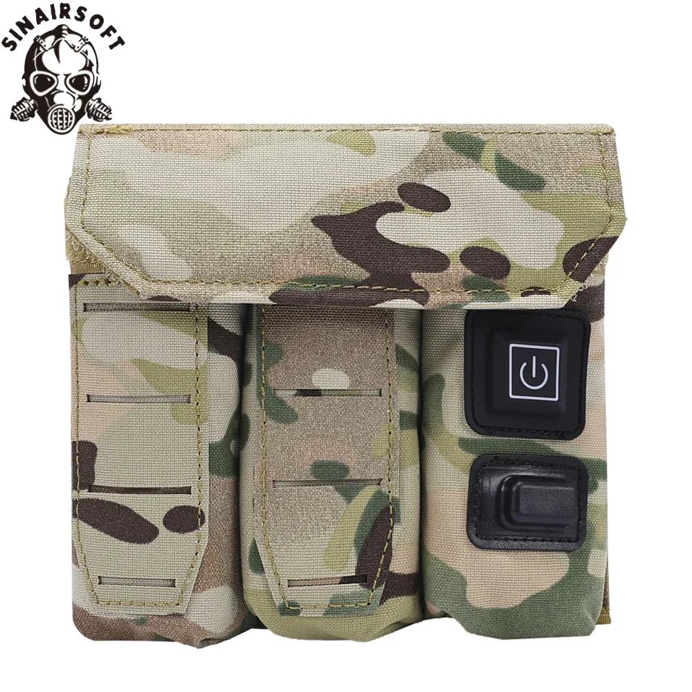 SINAIRSOFT 9mm tactique Triple pochette pour magazines fonction plus chaude étui pistolet USB puissa