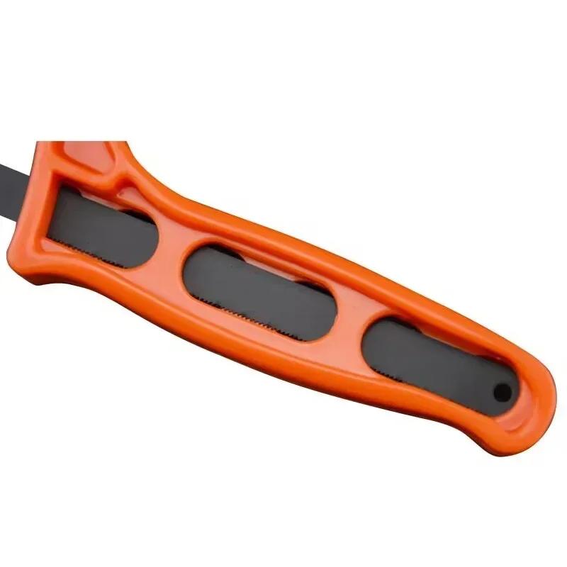 1PC Mini scie rouge réglable scie à métaux scie à bois Portable scie à main poignée en plastique out