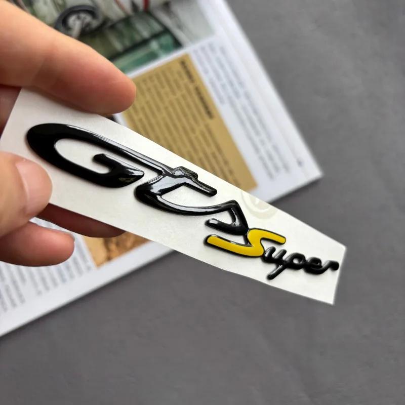 Adhésif souple 3D pour moto, pour Vespa Piaggio GTS300 GTSsuper, étiquette autocollante avec LOGO ét