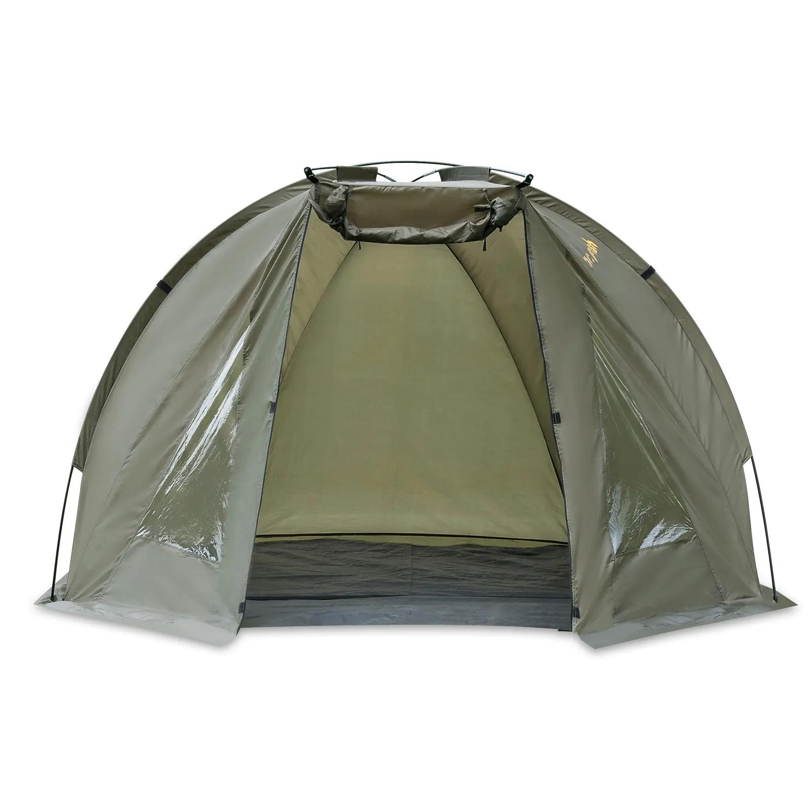 1-2 personnes carpe pêche Bivvy abri tente pour Camping en plein air chasse voyage aventure rapide é