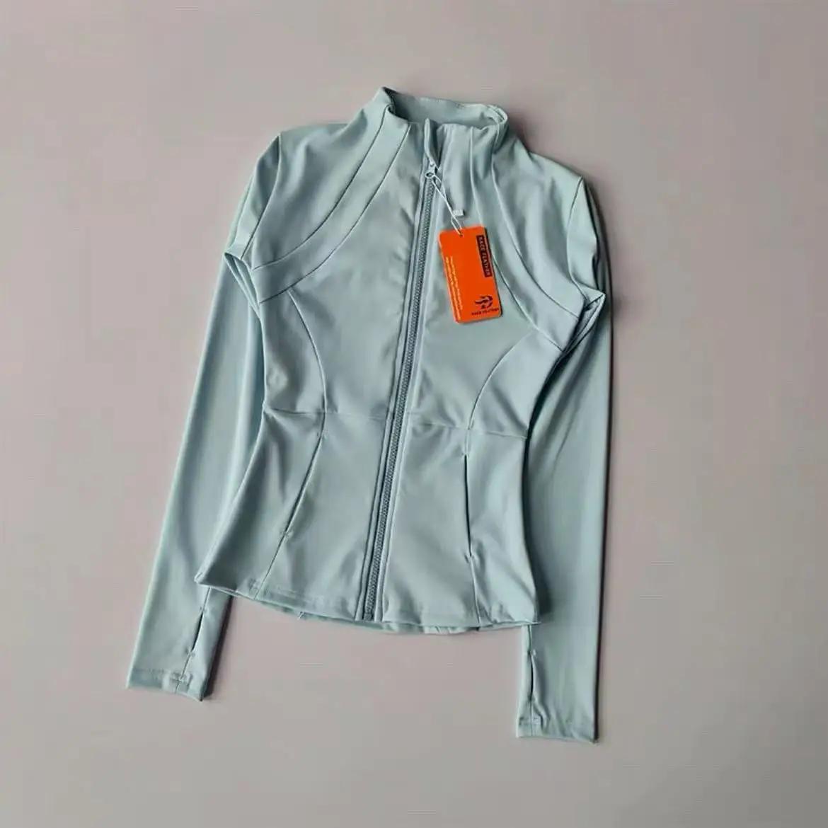 Nouveaux vêtements de yoga pour femmes, vestes de yoga polyvalentes à manches longues pour course à
