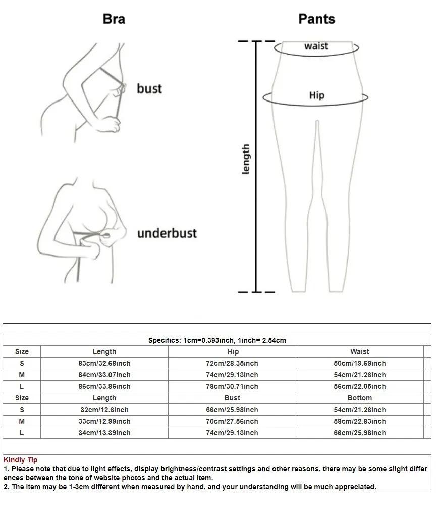 Ensemble de yoga deux pièces pour femme, tenue trempée de sport, leggings de gymnastique avec soutie