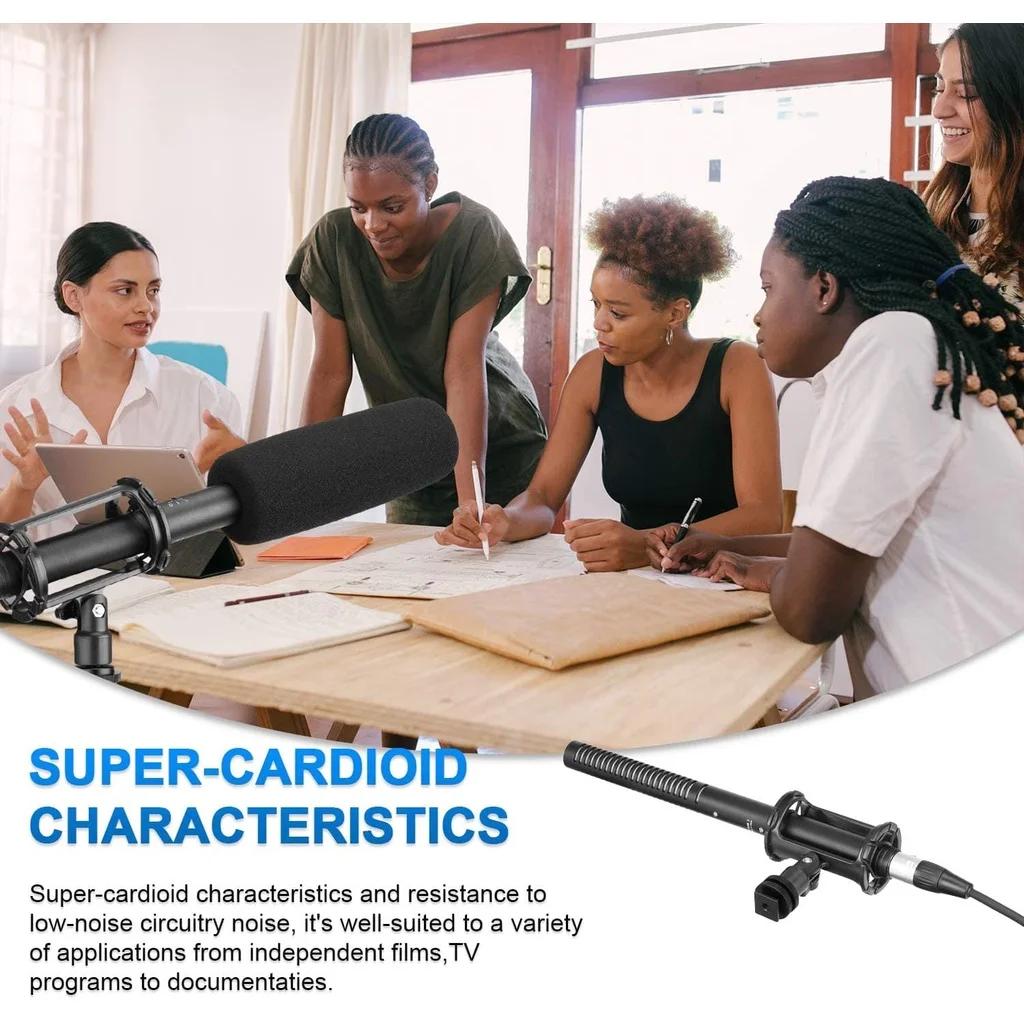 BOYA BY-BM6060 – Microphone professionnel à condensateur Super cardioïde, pour Canon, Nikon, Sony, v