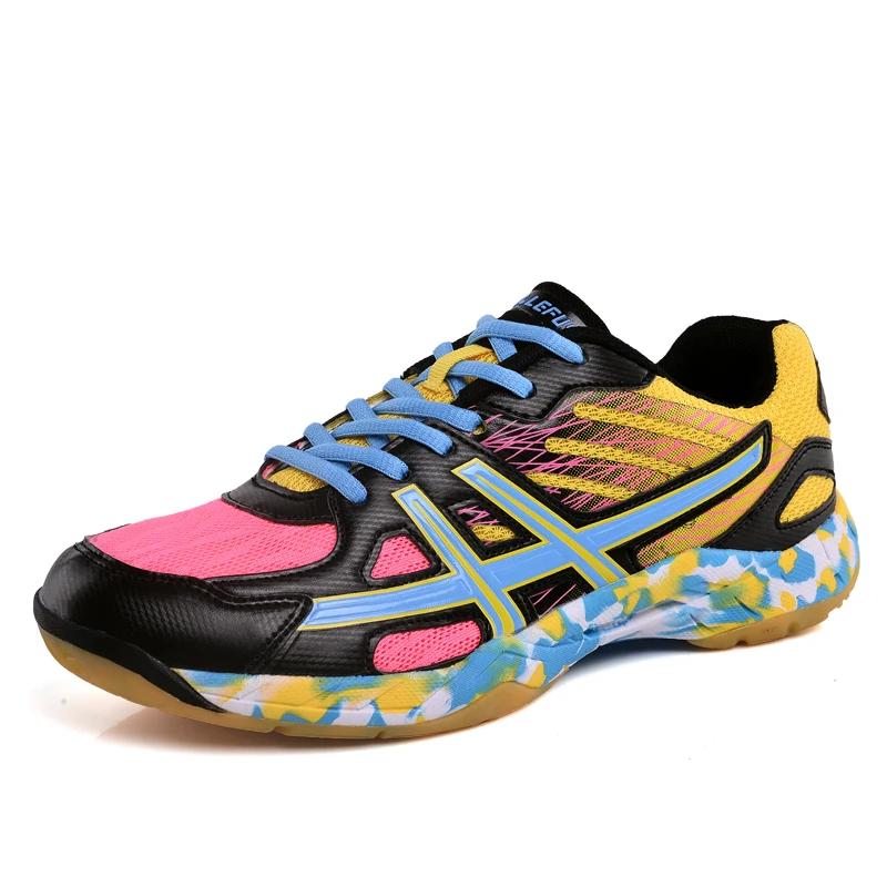 Chaussures de sport pour femmes et hommes, chaussures de Badminton professionnelles, confortables et
