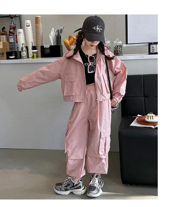 Pantalon de travail doux et cool pour filles, pantalon de sport et de loisirs imbibé, moyen et grand