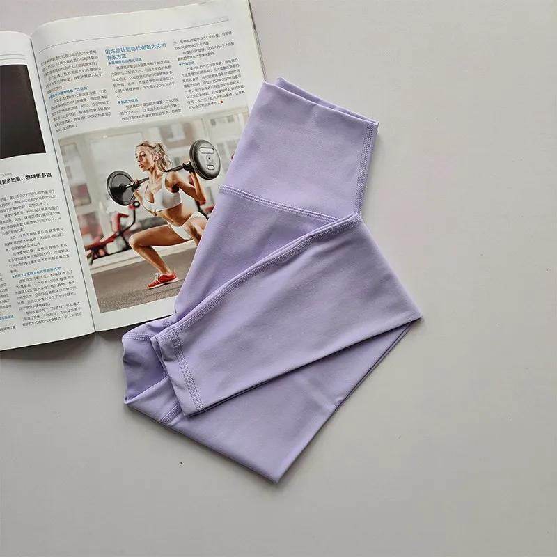 Leggings de Yoga taille haute pour femmes, collants de Sport doux et respirants, pantalons élastique