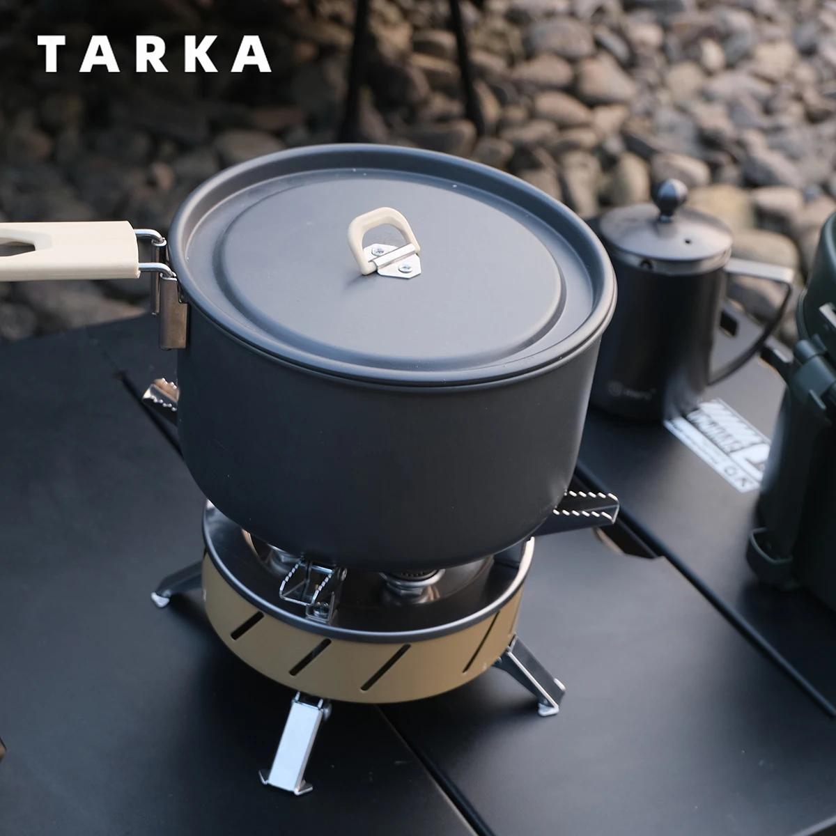 TARKA Camping 5 tête cuisinière à gaz 11800w haute puissance extérieur pliant brûleur à gaz four de