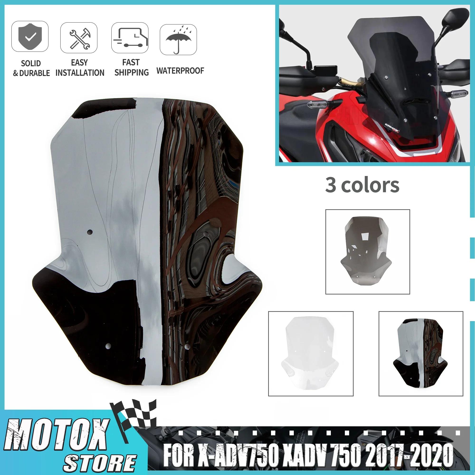 Pare-brise de moto noir adapté pour Honda X ADV 750 XADV 750 2017 - 2020 X-ADV750 X ADV 750 2018 201