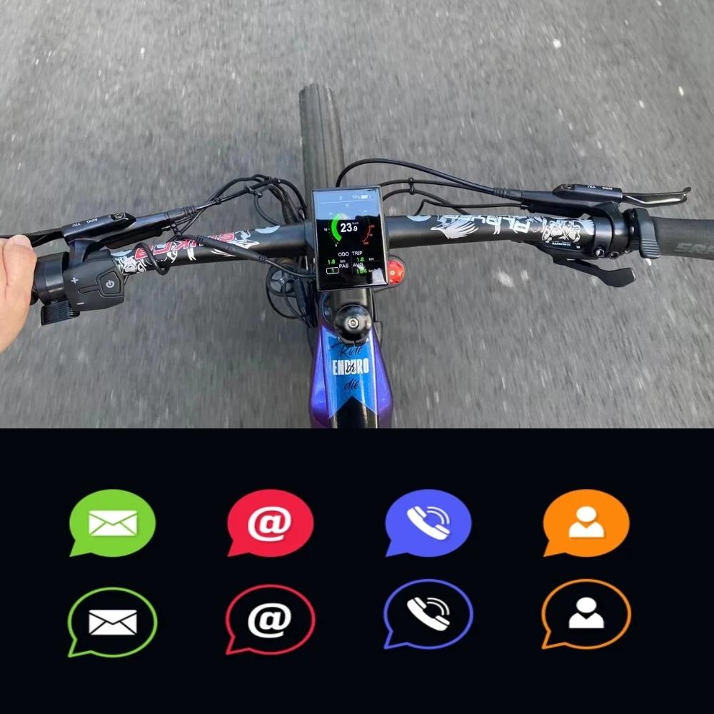 Bafang Mid Motor EB02 affichage limites de vitesse de rupture Bluetooth rappel d'appel carte Navigat