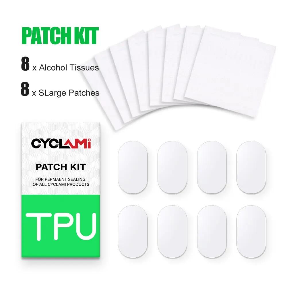 CYCLami Bike Tube Intérieur Pneu Patch Outils De Réparation Kit 8 Pièces Route VTT Pliant Vélo TPU M