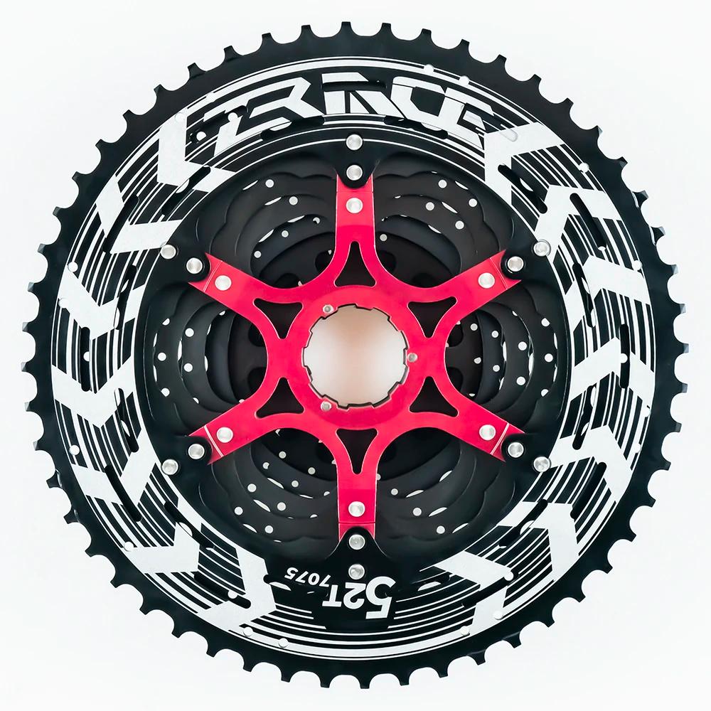 Cassette VTT légère Alpha 11s ZRACE 11-46T 50T 52T noir - Roue libre 11 vitesses vélo montagne