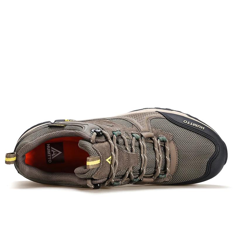 HUMTTO-Chaussures de Randonnée Imperméables et Respirantes pour Homme, Baskets de dehors de Luxe, d'