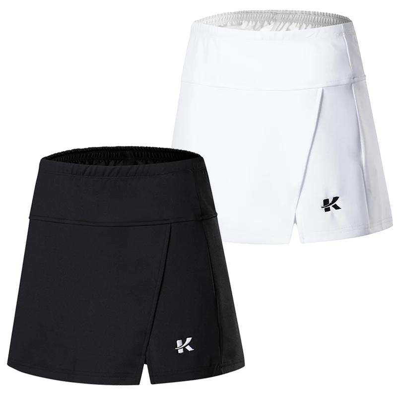 Jupe de sport d'été avec short pour femme, séchage rapide, tennis, badminton de table, anti-fuite, y