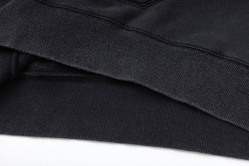 Saint sweats à capuche faire vieux motif d'ange lavé haute rue hommes femmes décontracté ample Hip-h