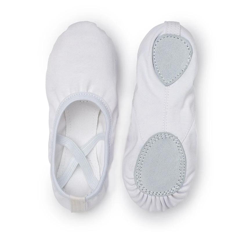 Pantoufles de danse de ballet en toile pour filles, pour femmes et enfants, pratique classique, seme
