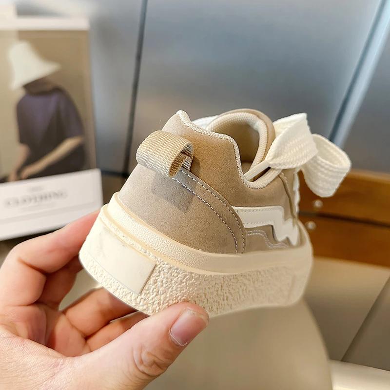 Chaussures en toile rayées pour enfants, chaussures de Performance pour garçons et filles, chaussure