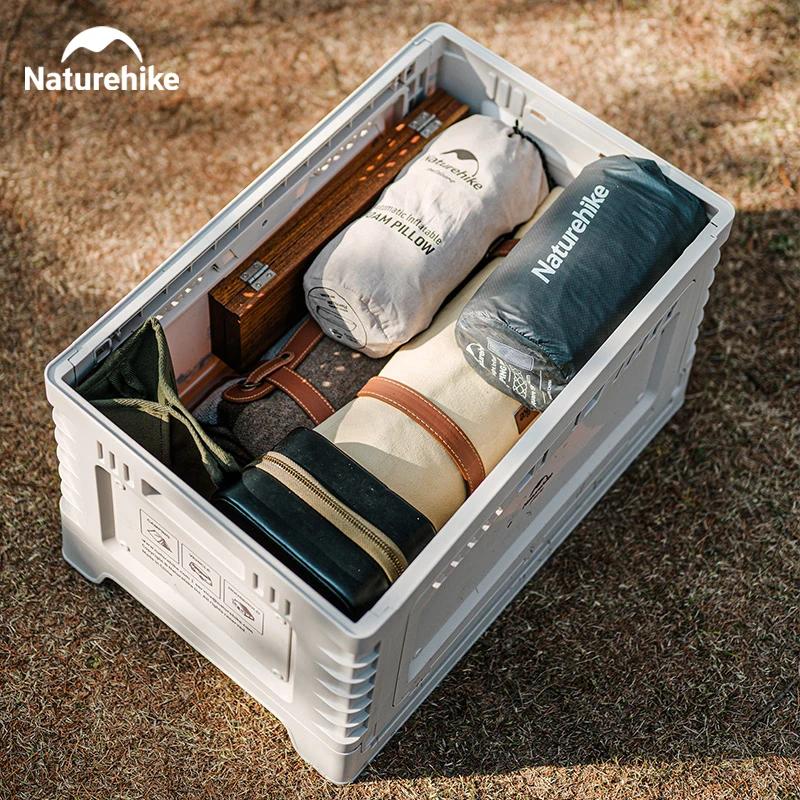 60L boîte camping naturel de grande capacité boîte de rangement pliante domestique 50L 30L 25L table