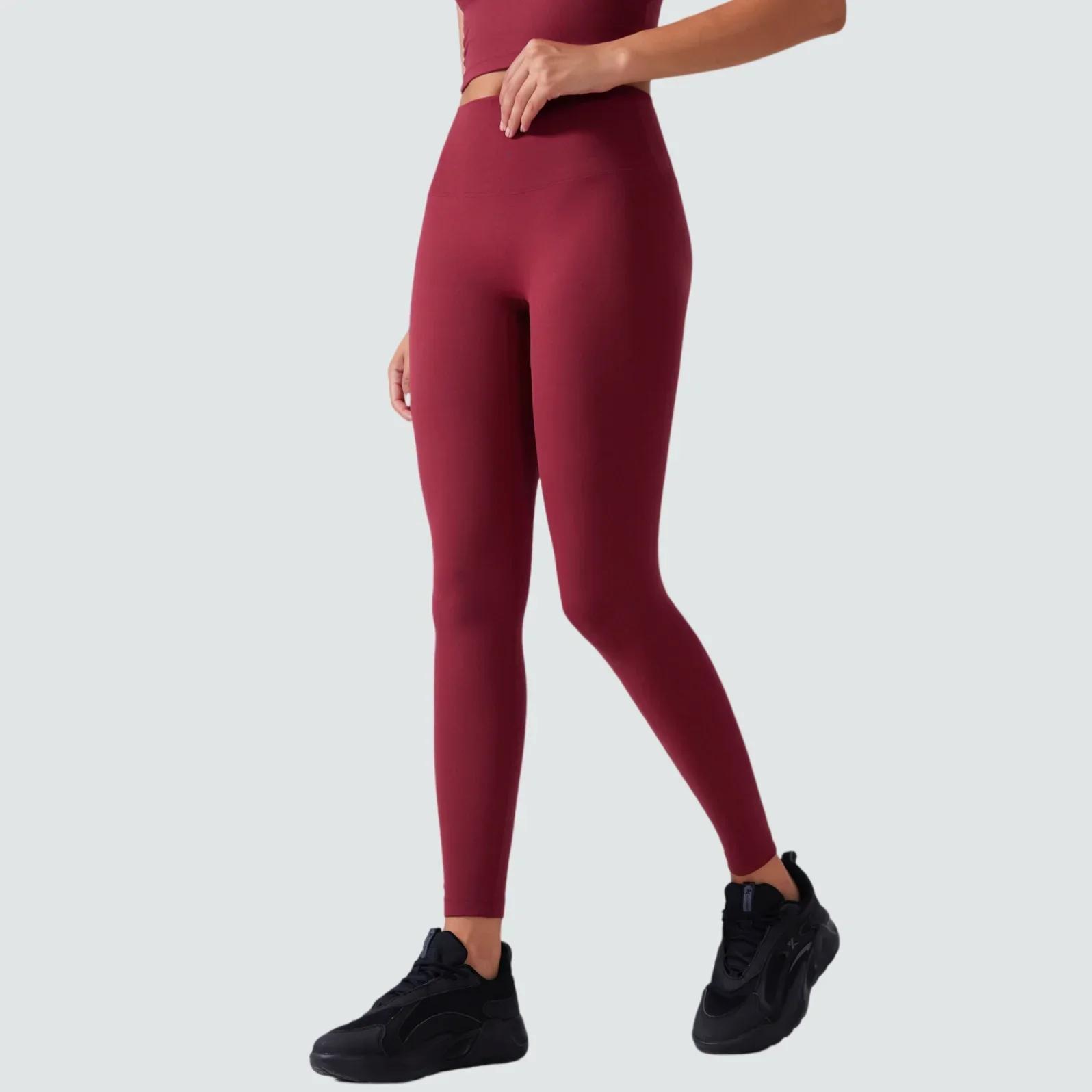 Pantalon yoga femme taille haute - Legging push up fesse sans coutures fitness collection 2023