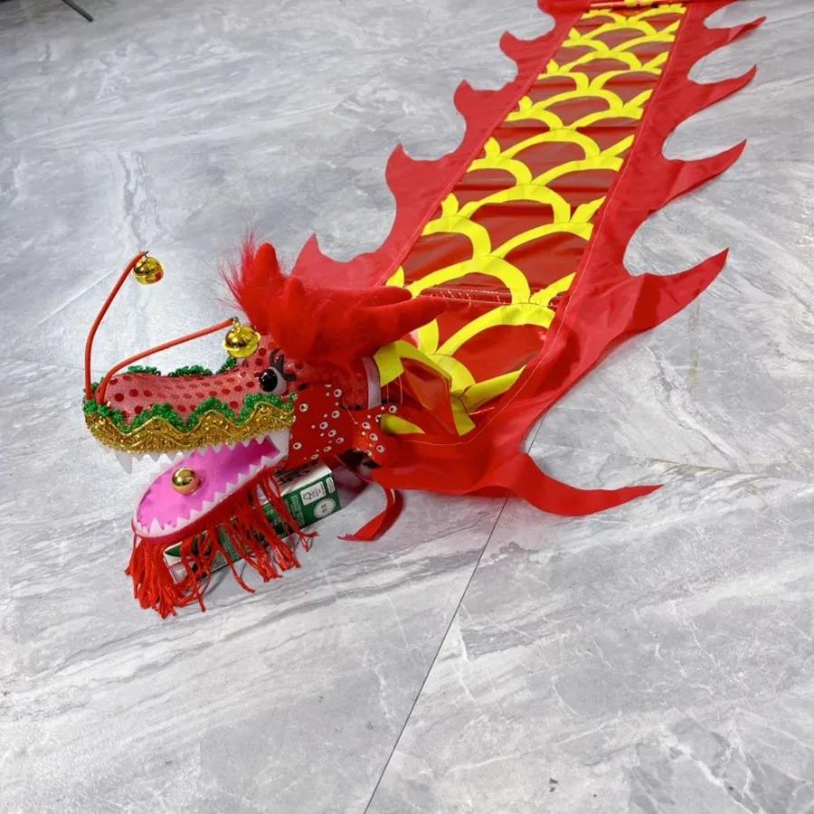Jouets de danse du Dragon chinois pour enfants, 1.5/2/3/5 mètres, cadeaux de noël, Festival de danse