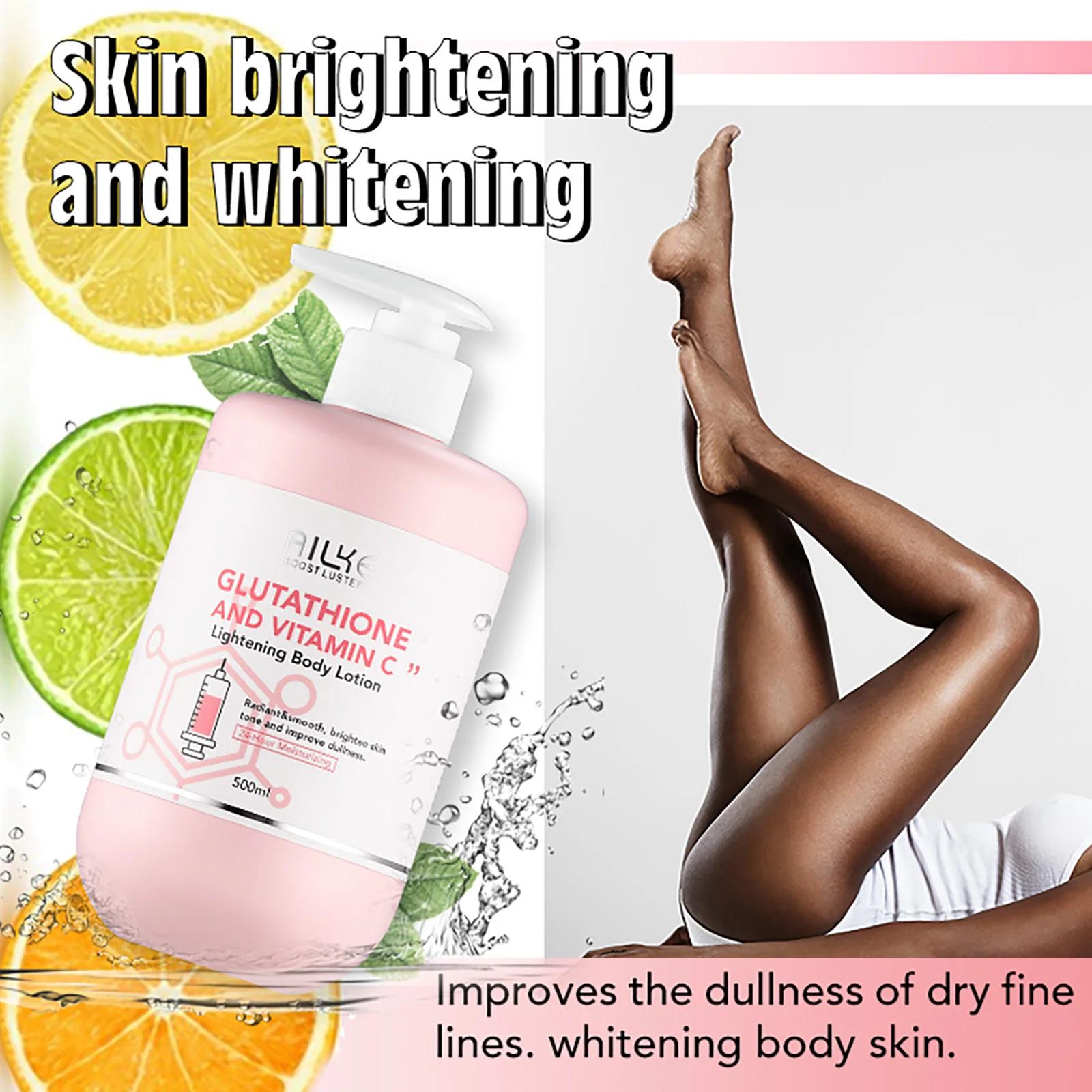 AILKE crème de soin blanchissante pour la peau, Lotion éclaircissante, élimine les taches foncées av