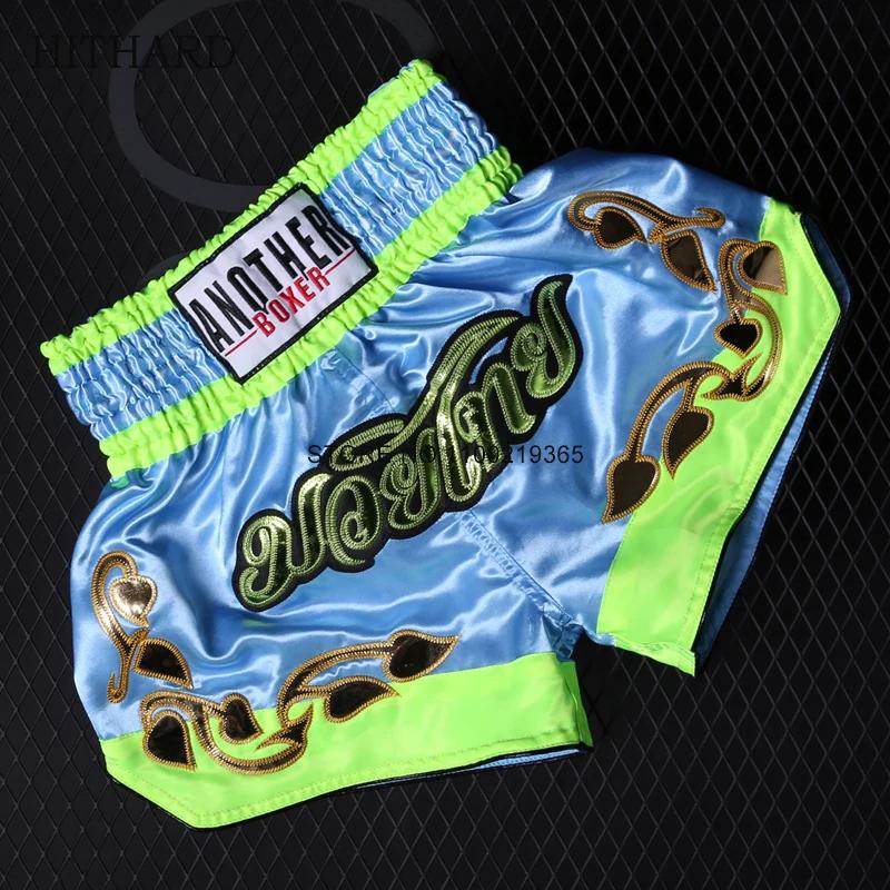 Muay Thai Shorts classique rétro Kick Boxing pantalons d'entraînement hommes femmes enfants garçon f