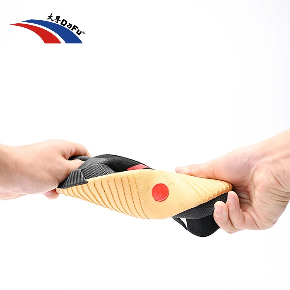 Chaussures KungFu Dafu noires et blanches - Version améliorée - Parkour et arts martiaux