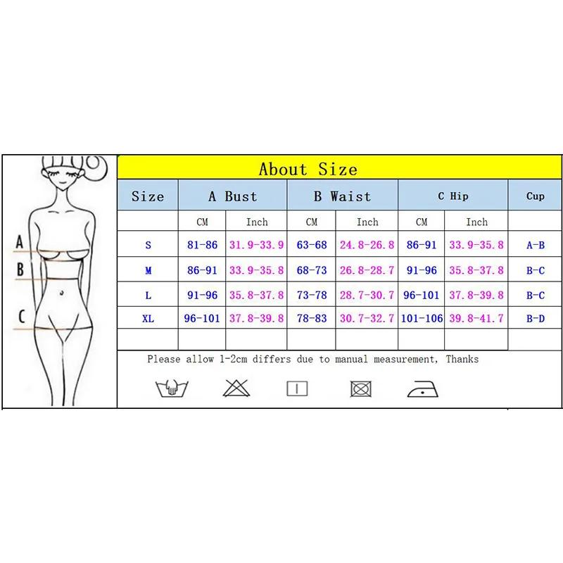 Push Up 2025 Sexy femmes une pièce maillot de bain maillot de bain pour femme licou Biquini coupe ha