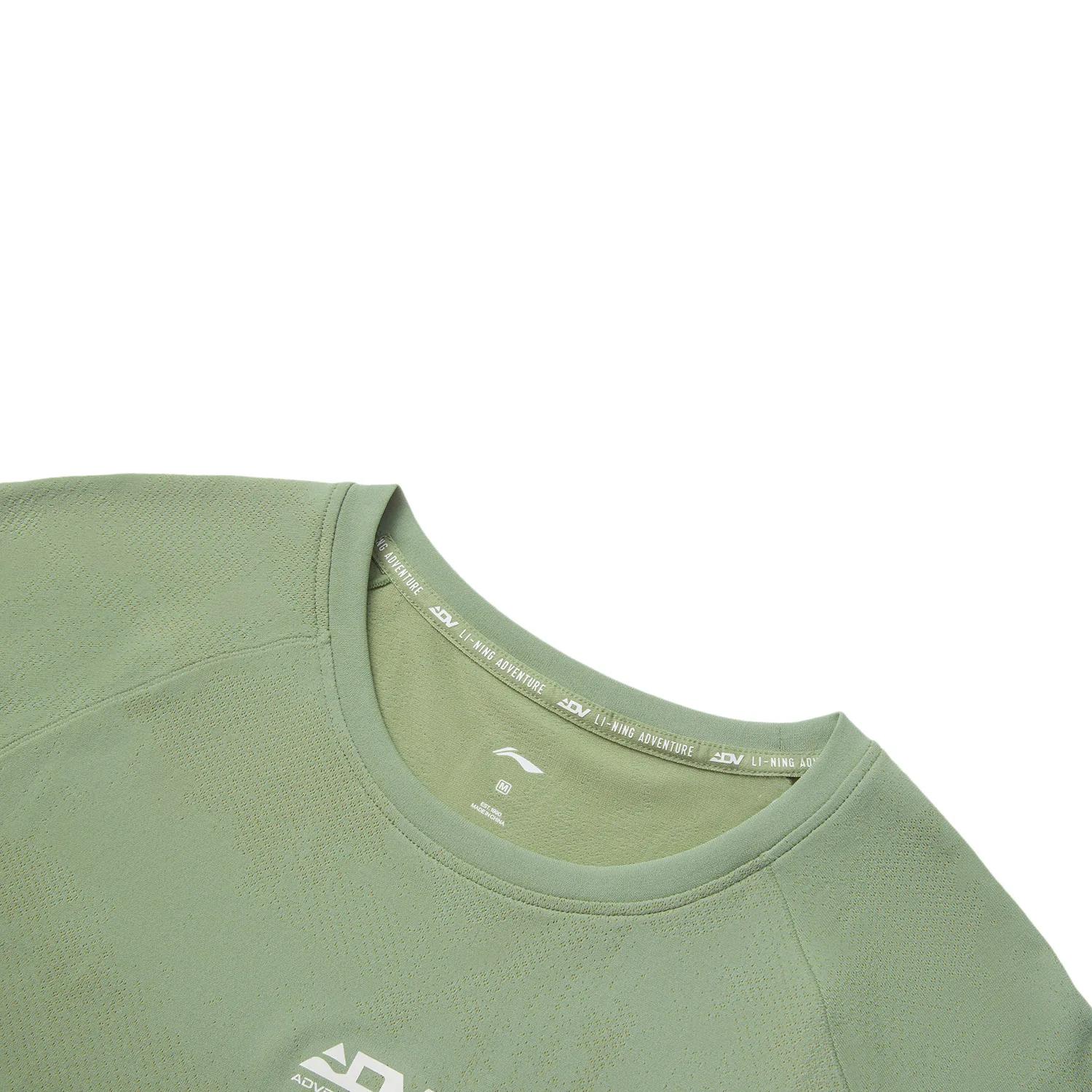 T-shirt de course Li-Ning femme AT._BACTERIA - Polyester réfléchissant manches courtes