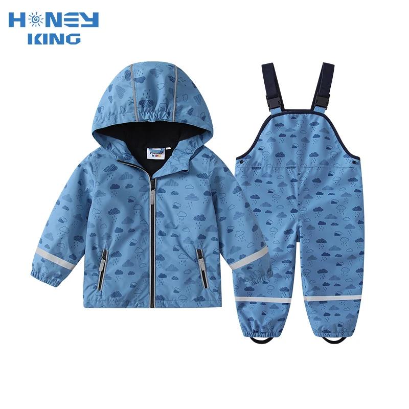HONEYKING – combinaison imperméable pour garçons, ensemble de vêtements pour enfants, combinaison de