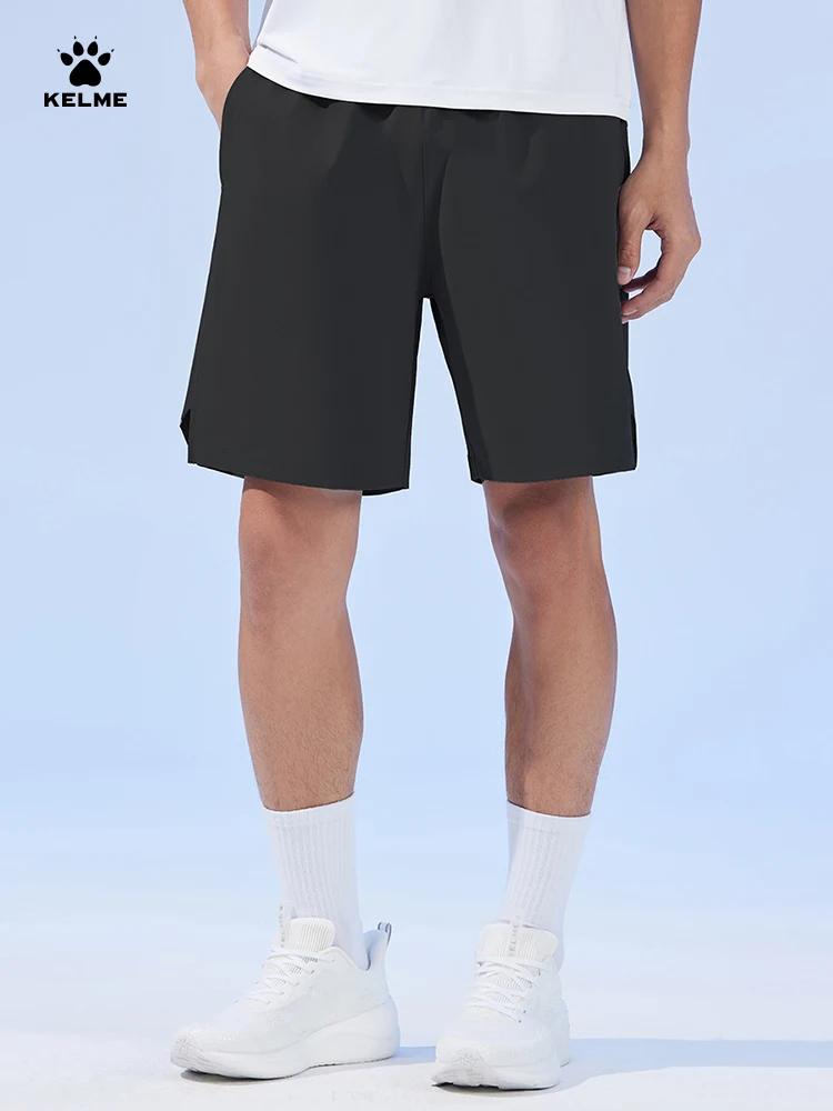 KELME – short de sport tissé pour hommes, séchage rapide, entraînement, course à pied, Fitness, cinq