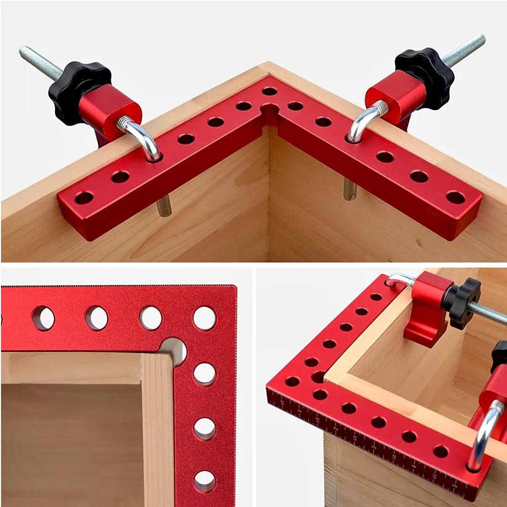 Carrés de positionnement en alliage d'aluminium à 90 degrés, Clip à Angle droit, pince d'angle de Ty